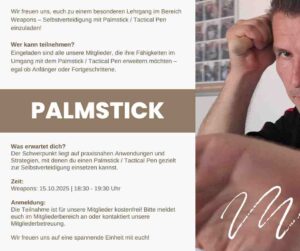 Special Event: Palmstick | Sicherheit & Selbstverteidigung
