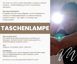 Special Event: Taschenlampe | Sicherheit & Selbstverteidigung